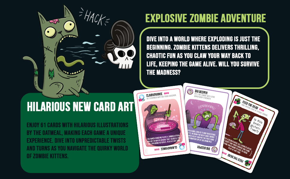 Zombie Kittens Game Components